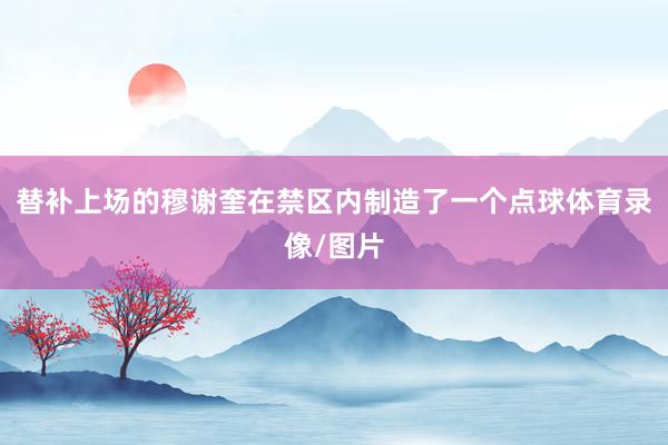 替补上场的穆谢奎在禁区内制造了一个点球体育录像/图片
