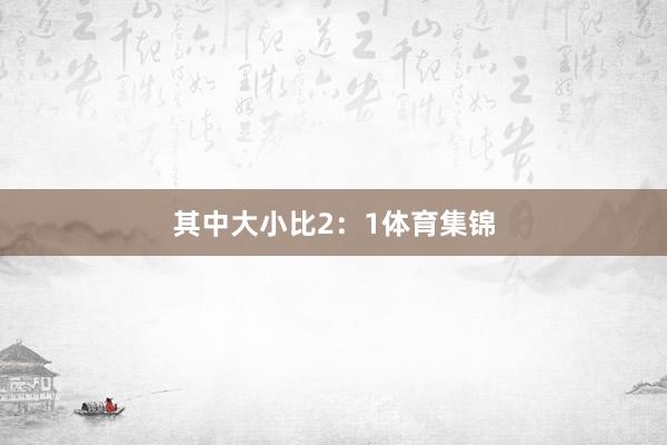其中大小比2：1体育集锦