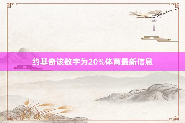 约基奇该数字为20%体育最新信息